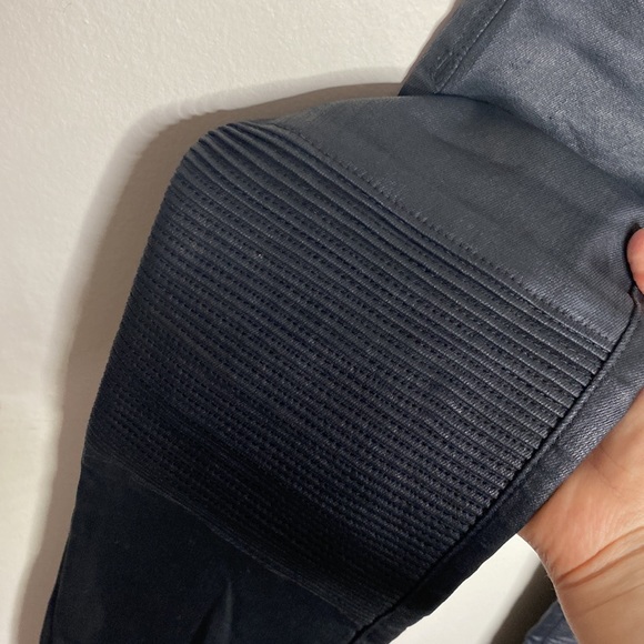 Madewell Skinny Skinny black coated Moto jeans size 26 - Picture 8 of 15